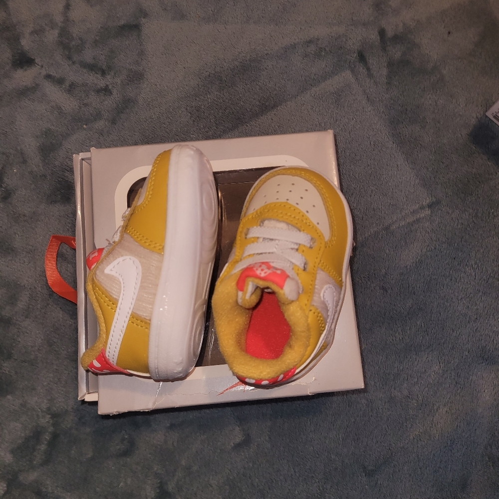 Yellow and white baby air force